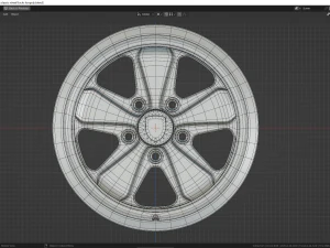 Fuchs Porsche 3D Model