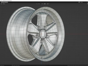 Fuchs Porsche 3D Model