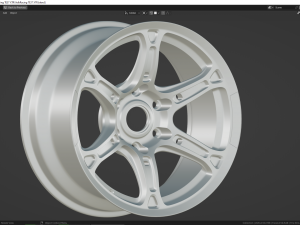 VolkRacing TE37 XTR Modelo 3D