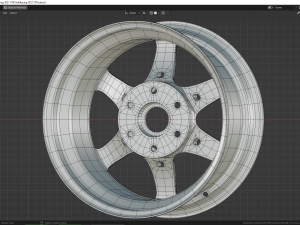VolkRacing TE37 XTR Modelo 3D