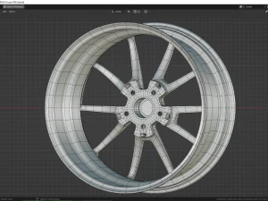 Vossen RS92 Champion Motorsport 3D Model