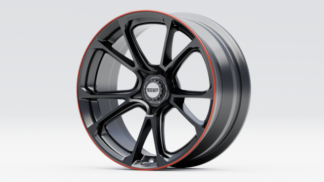TechArt Formula VI Race Center Lock Forged Model 3D .c4d .max .obj .3ds .fbx .stl .blend 