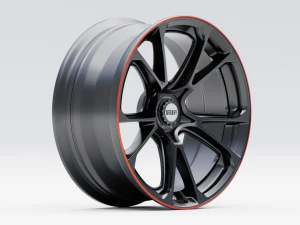 TechArt Formula VI Race Center Lock Forged 3D Model