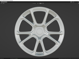 TechArt Formula VI Race Center Lock Forged Model 3D