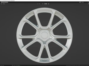 TechArt Formula VI Race Center Lock Forged 3D Model