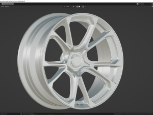 TechArt Formula VI Race Center Lock Forged Model 3D