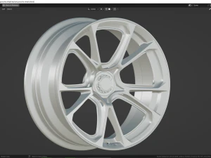 TechArt Formula VI Race Center Lock Forged 3D Model
