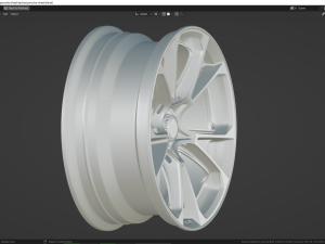 TechArt Formula VI Race Center Lock Forged Model 3D