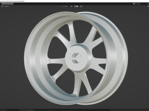 TechArt Formula VI Race Center Lock Forged Model 3D