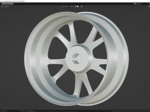 TechArt Formula VI Race Center Lock Forged 3D Model
