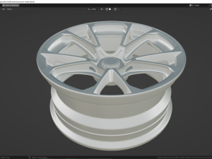 TechArt Formula VI Race Center Lock Forged Model 3D