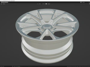 TechArt Formula VI Race Center Lock Forged 3D Model