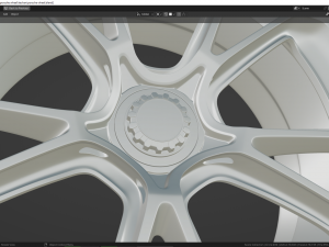 TechArt Formula VI Race Center Lock Forged Model 3D
