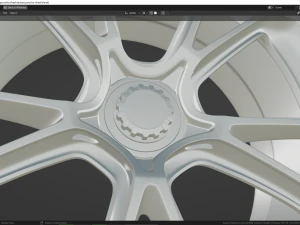 TechArt Formula VI Race Center Lock Forged 3D Model
