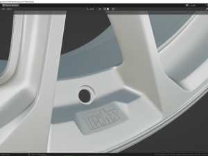 TechArt Formula VI Race Center Lock Forged Model 3D