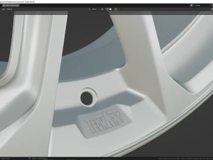 TechArt Formula VI Race Center Lock Forged 3D Model