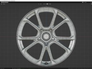 TechArt Formula VI Race Center Lock Forged Model 3D