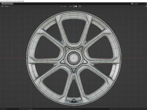 TechArt Formula VI Race Center Lock Forged 3D Model