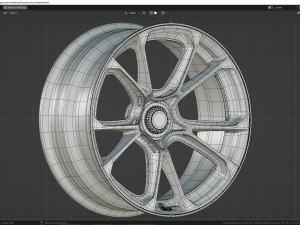 TechArt Formula VI Race Center Lock Forged Model 3D