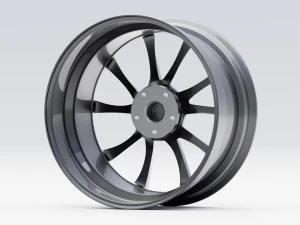 Custom Wheel H 3D Model