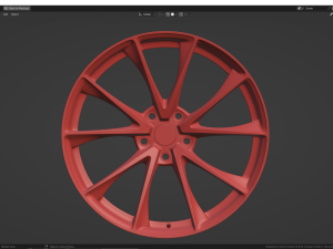 Custom Wheel H 3D-Modell