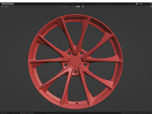 Custom Wheel H 3D Model