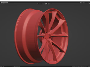 Custom Wheel H 3D Model