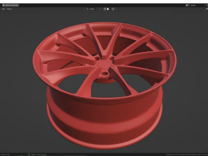 Custom Wheel H 3D Model