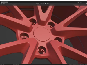 Custom Wheel H 3D Model