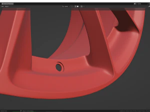 Custom Wheel H 3D Model