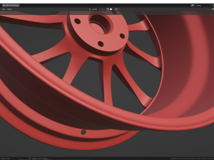 Custom Wheel H 3D-Modell