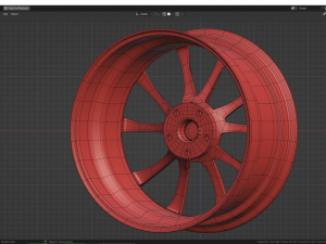 Custom Wheel H 3D-Modell