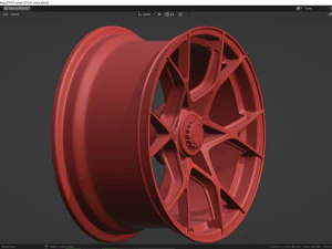 GT4 RS wheel 3D Model