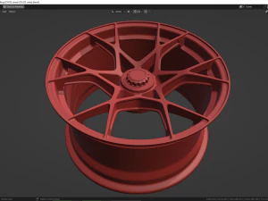GT4 RS wheel 3D Model