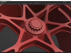 GT4 RS wheel 3D Model
