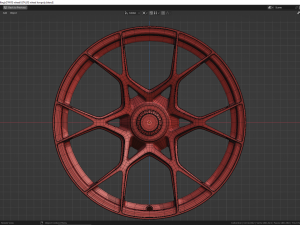 GT4 RS wheel 3D Модель