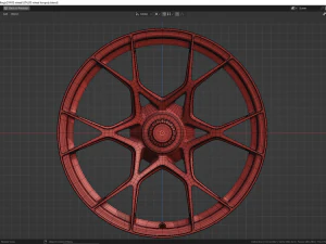 GT4 RS wheel 3D Model