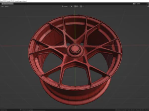 GT4 RS wheel 3D Model