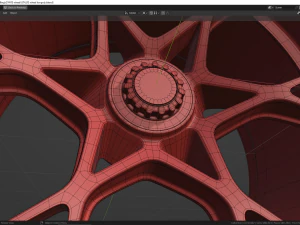 GT4 RS wheel 3D Model