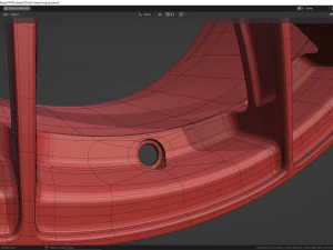 GT4 RS wheel 3D Model
