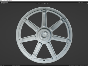 Ferrari F296 GT3 wheel 3Dモデル
