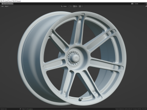 Ferrari F296 GT3 wheel 3Dモデル