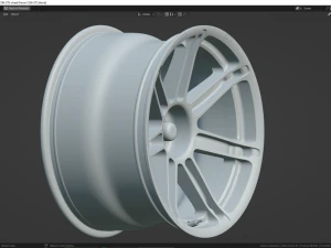 Ferrari F296 GT3 wheel 3D Model