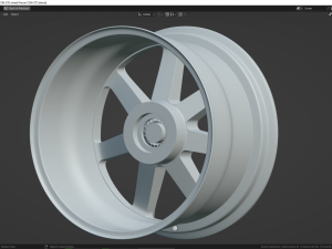 Ferrari F296 GT3 wheel 3Dモデル
