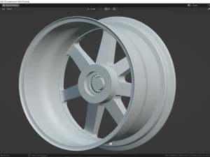 Ferrari F296 GT3 wheel 3D Model