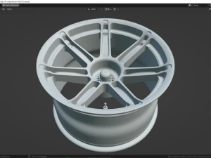 Ferrari F296 GT3 wheel 3D Model