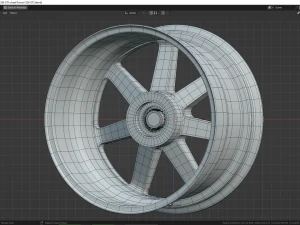 Ferrari F296 GT3 wheel 3D Model