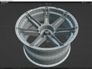 Ferrari F296 GT3 wheel 3D Model