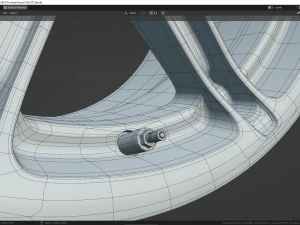 Ferrari F296 GT3 wheel 3D Model