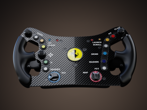 Ferrari 488 GT3 Steering wheel 3D 模型